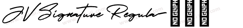 JV Signature Regula字体转换